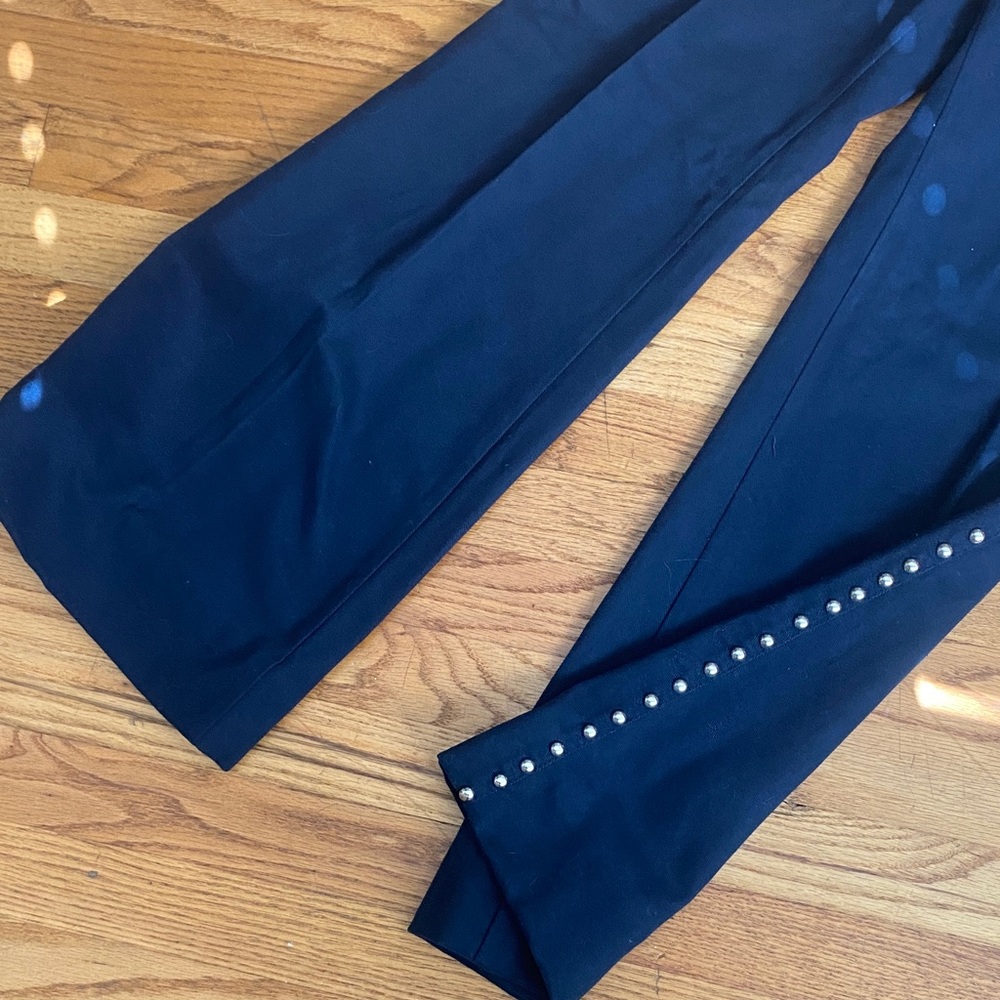 Vintage Studded Navt Women's Pants & Jacket Set - Picture 4 of 4
